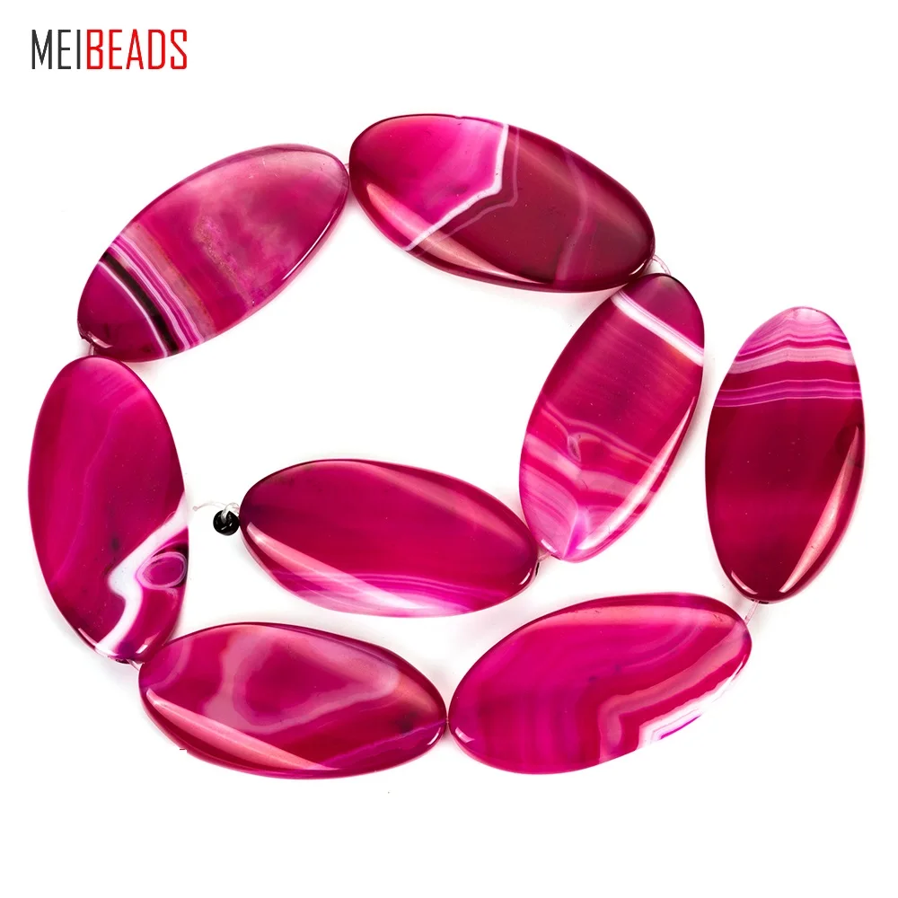 MEIBEADS натуральный камень фиолетовый цвет овальной формы бусины аксессуары