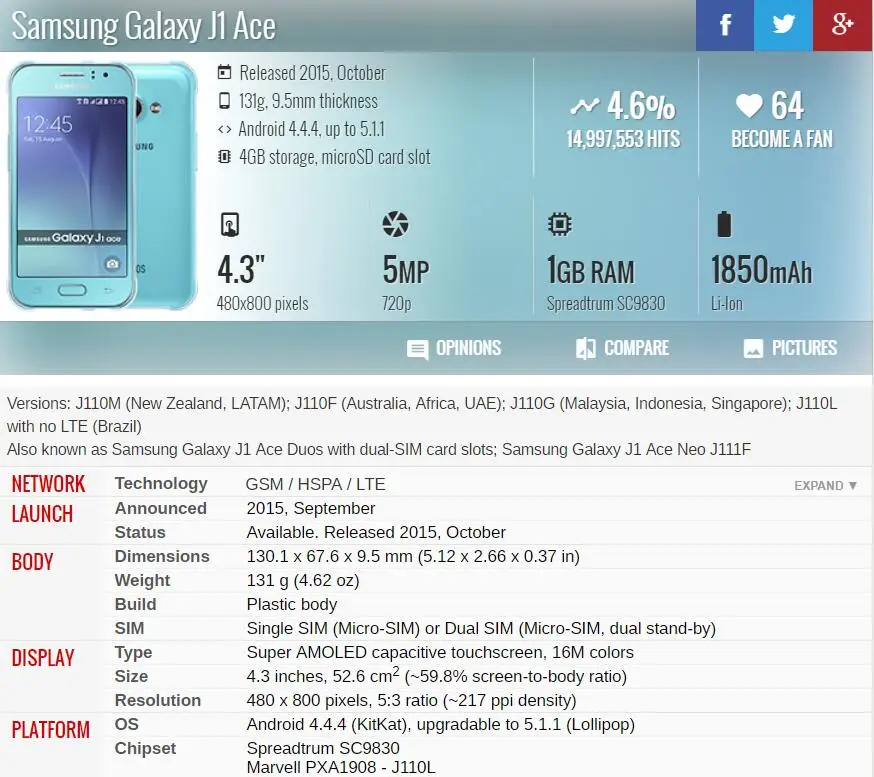 TFT ЖК дисплей для Samsung Galaxy J1 Ace J110 SM J110F J110H сенсорный дигитайзер с регулировкой