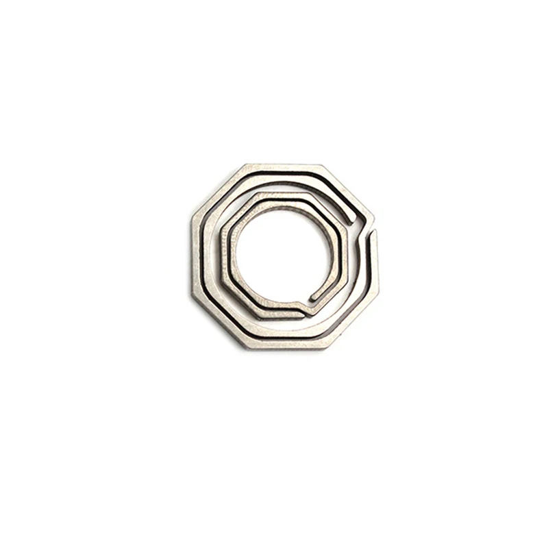 Фото Business Key Holder Metal Gossip KeyRing Outdoor Titanium Alloy CNC Machining Octagonal Keychain Quick-hang Багаж и сумки Business Key Holder Metal Gossip KeyRing Outdoor Titanium Alloy CNC Machining Octagonal Keychain Quick-hang Багаж и сумки