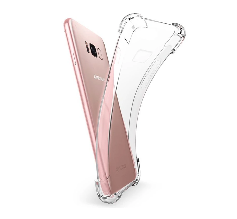 Противоударный Прозрачный чехол для samsung Galaxy S10 S9 S8 плюс S7 S6 Edge Note 8 9 J5 A5 J3 A3 J7 A7 J6 2016