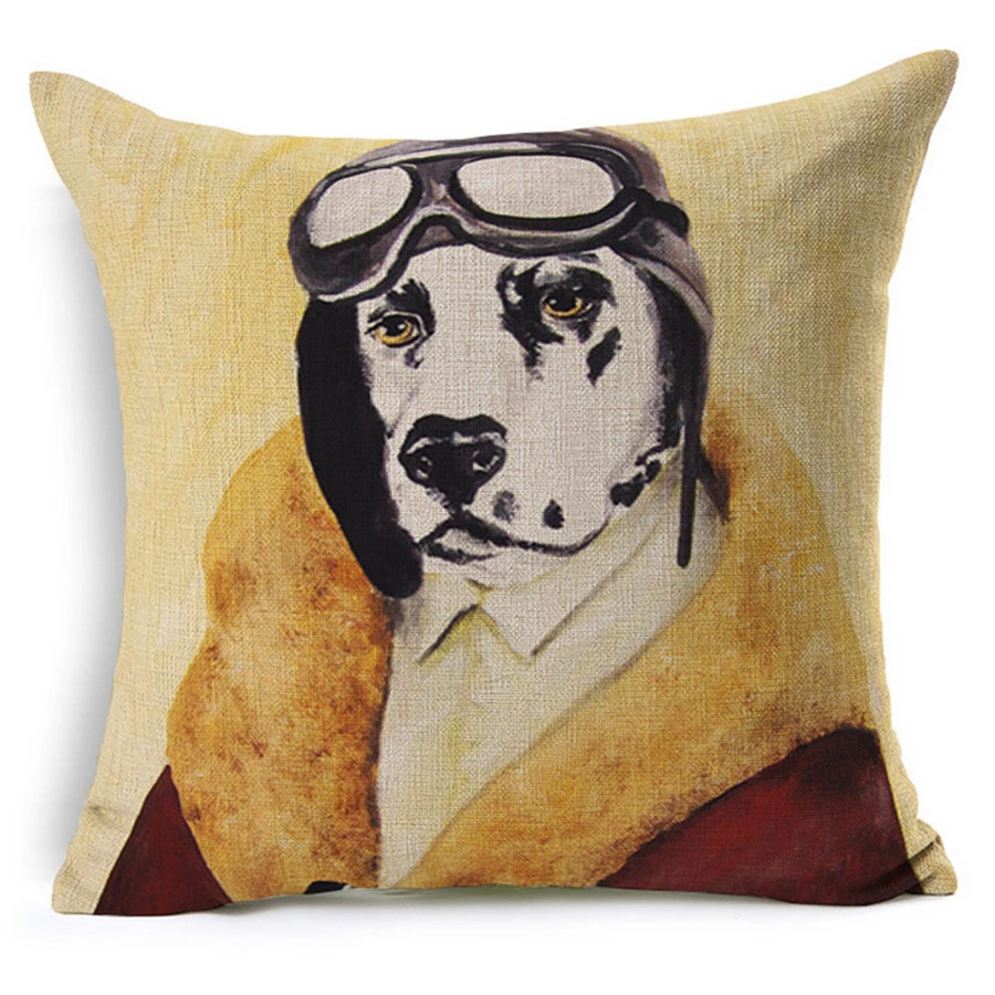 Желтые декоративные подушки в виде собак для дивана Pouf современные кресла