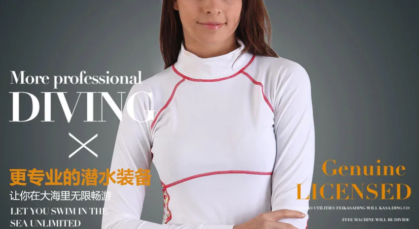 SBART Rashguard женские рубашки для плавания из лайкры, топ для серфинга с длинным рукавом, купальный костюм для плавания, Женский гидрокостюм для серфинга, рубашка для дайвинга Upf50 UV J913