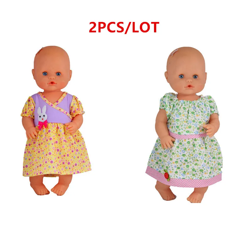 35 см кукольная одежда Nenuco Ropa y su Hermanita 2 шт./лот аксессуары для кукол DIY платье 13