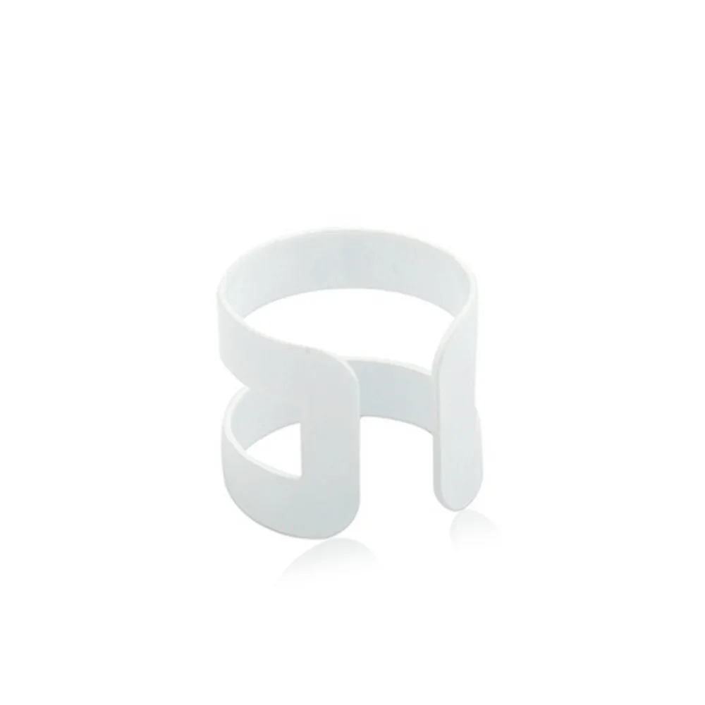 4 шт./компл. полые белые металлические перекрестные кольца открытый набор колец