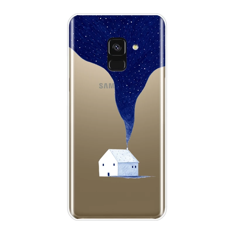 Чехол для Samsung Galaxy A5 A7 2018 A6 A8 Plus мягкий силиконовый чехол-накладка A3 2016 2017 |