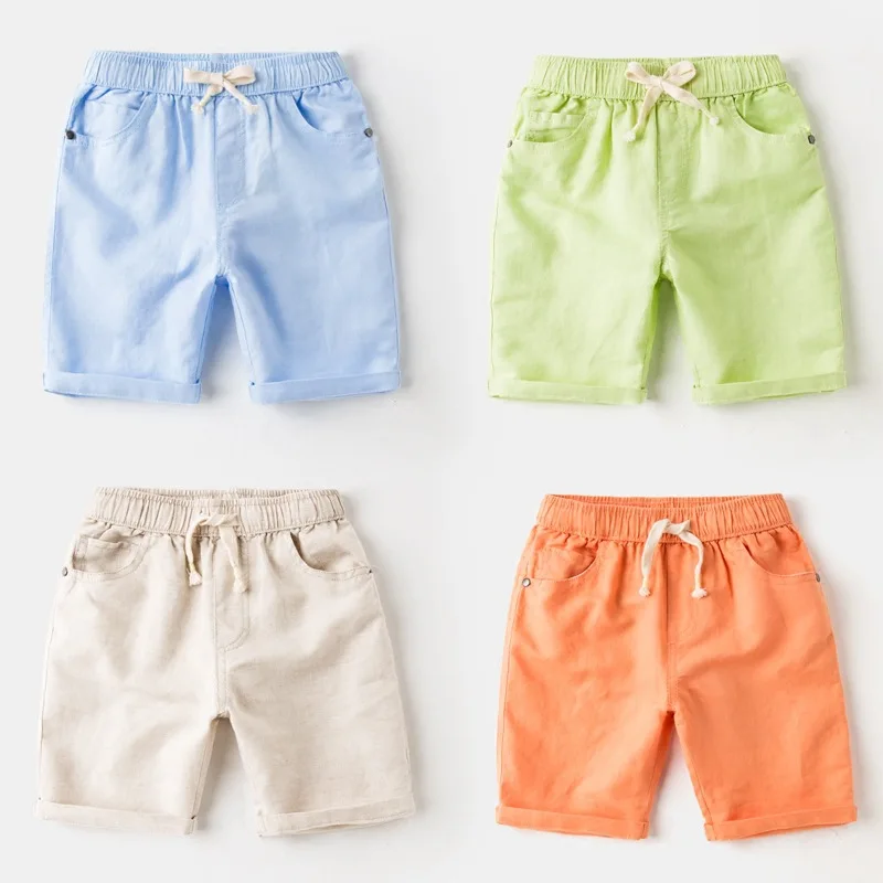 Шорты детские свободные армейские для мальчиков и девочек штаны шаровары одежда