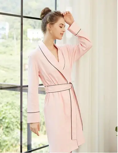 Халат Fdfklak женский из высококачественного хлопка одежда для подружки невесты с