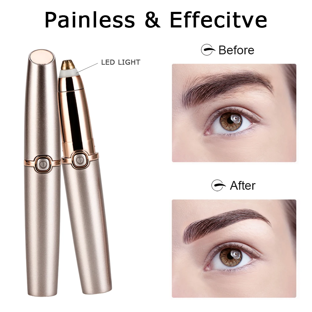 Электрический мини эпилятор для женщин USB Перезаряжаемый удаления волос женская