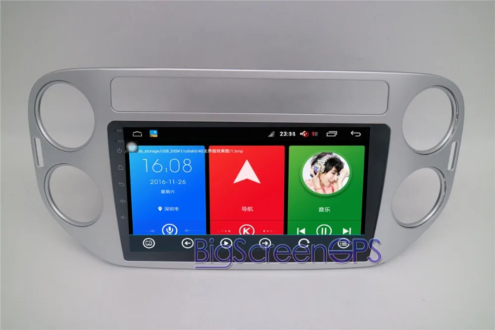 10 2 дюймовый Android четырехъядерный GPS-навигатор для Volkswagen VW Tiguan 2010 2011-2016 стерео