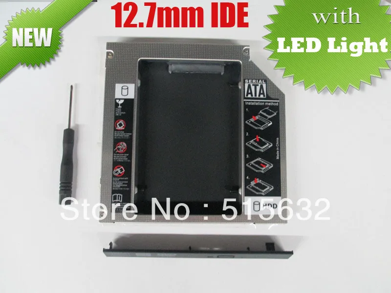 Новинка высококачественный адаптер IDE SATA для жесткого диска Caddy Optical CD Bay 12 7 мм