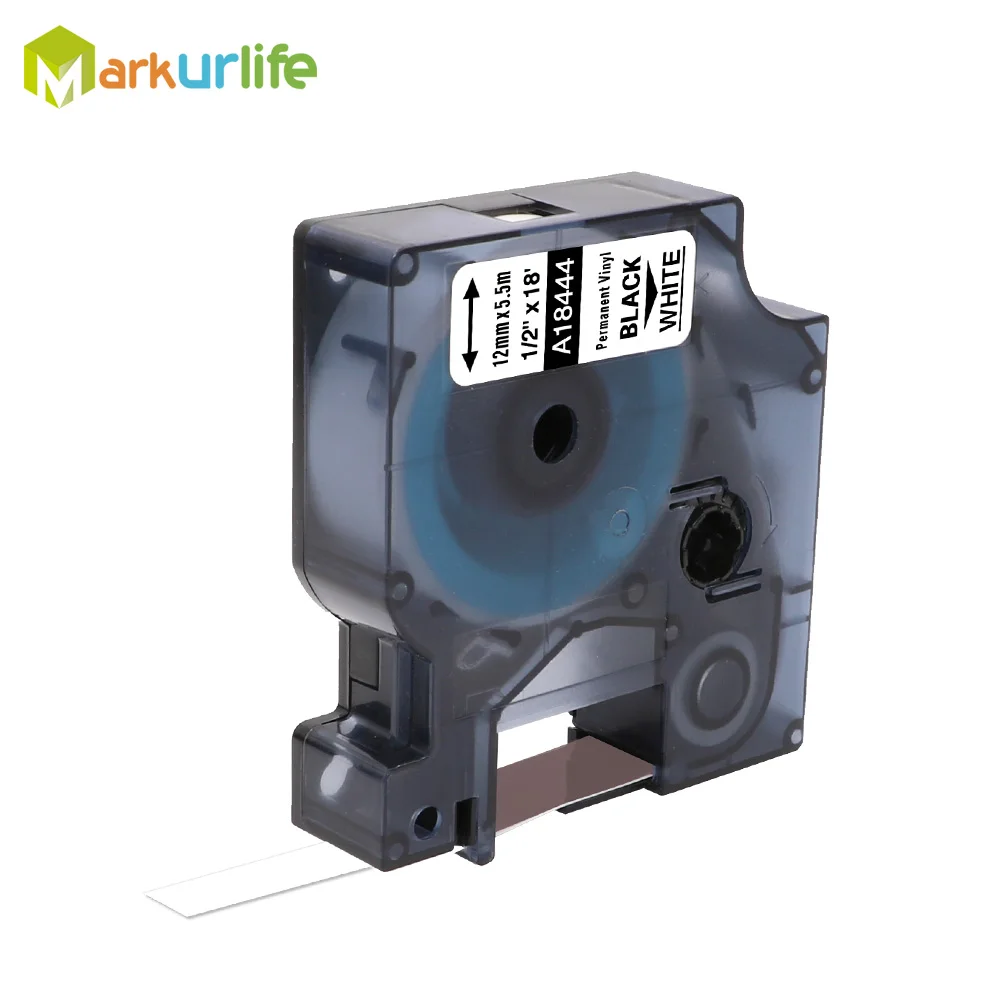 Виниловая этикетка DYMO Rhino IND 1 упаковка 18432 18435 18438 18444 18441 1805435 совместима с Dymo 1805243 4200