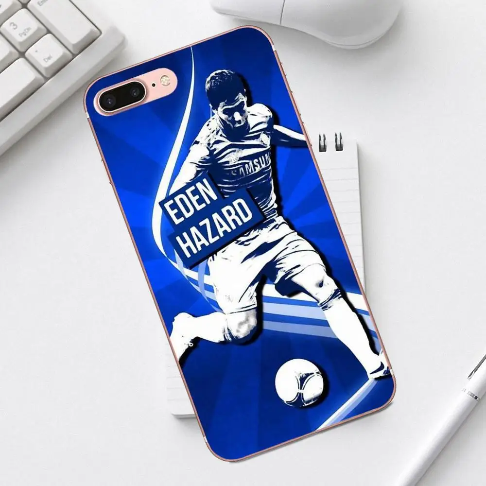 Qdowpz рисунок ТПУ для iPhone 4 4S 5 5C SE 6 6S 7 8 Plus X XS Max XR Galaxy A3 A5 J1 J3 J5 J7 2017 Популярные Eden Hazard 10 |