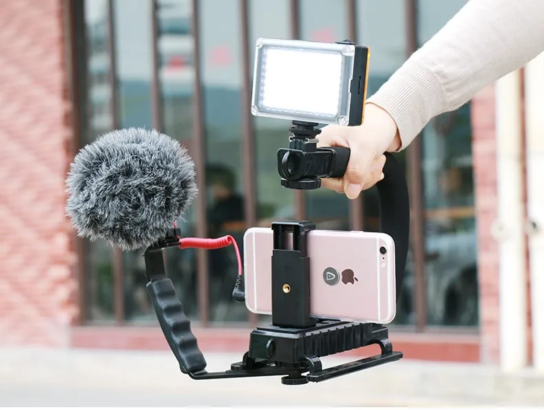 Ulanzi Видео действие стабилизирующая ручка для Canon sony DSLR камера для iPhone samsung сотовый телефон смартфон