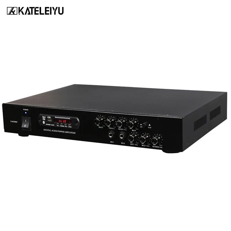 Усилитель 602 Беспроводной Bluetooth Встроенный fm радио USB SD карта MP3 Воспроизведение