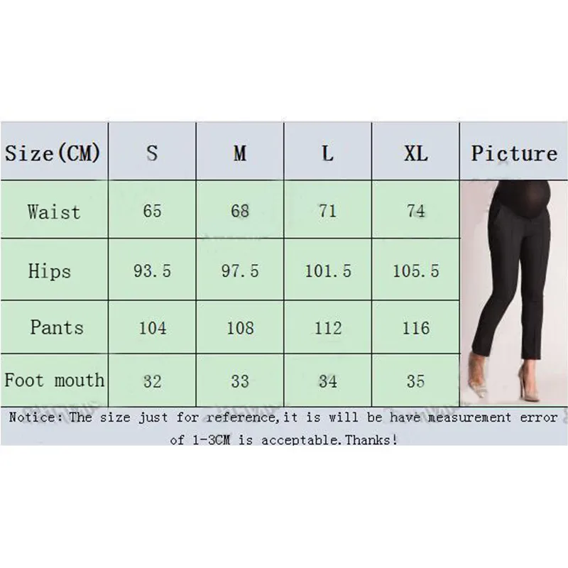 

Spring Autumn Maternity Trousers Wear Clothes For Office Women Fashion Skinny Plus Size Pregnancy Pants Pregnant Clothing