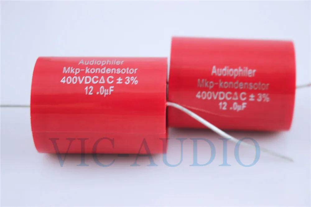 2 шт. конденсатор Audiophiler MKP kondensotor 400VDC 12 мкФ 3% аудио конденсаторный усилитель HIFI делитель частоты постоянной ёмкости, универсальный конденсатор 12 мкФ
