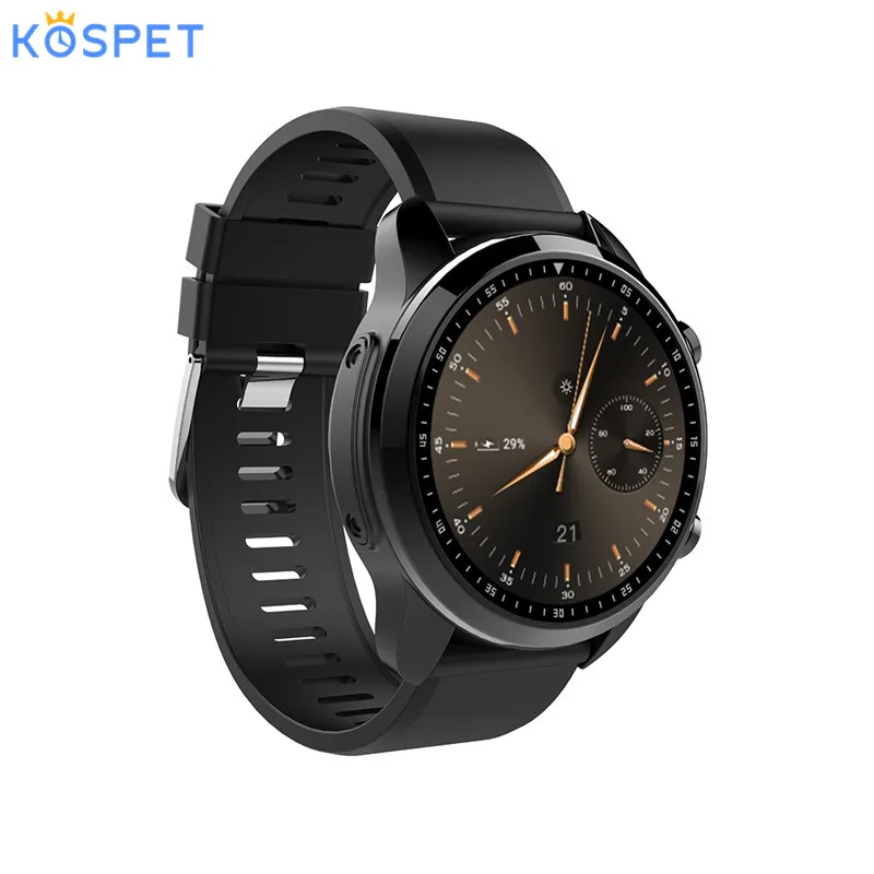 Kospet Храбрый 4G Smartwatch телефон 1 3 дюйма Android 6 0 MTK6737 Bluetooth 4 2 GB Оперативная память 16 Гб