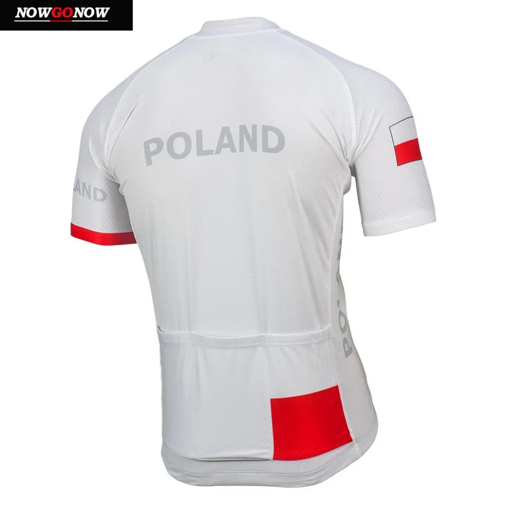 Джерси для велоспорта poland national team для мужчин pro с коротким рукавом лето pro белый и красный велосипед одежда дорожный костюм для велосипедного спорта дышащий