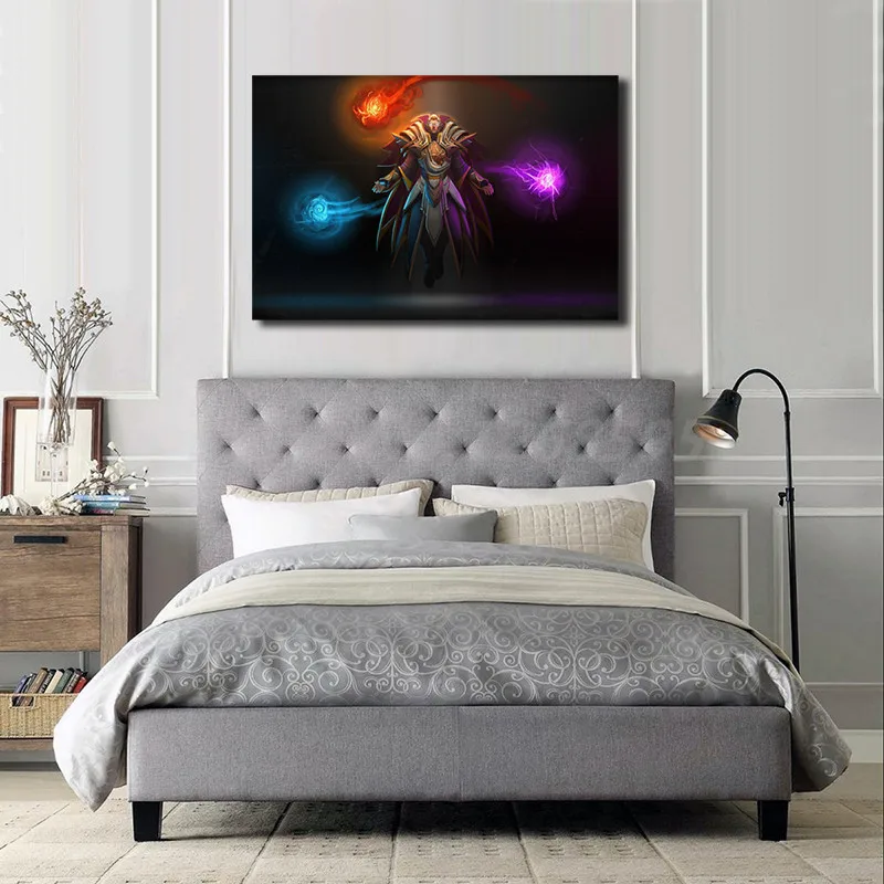 Invoker Dota 2 обои настенные художественные холст постер и печать Картина