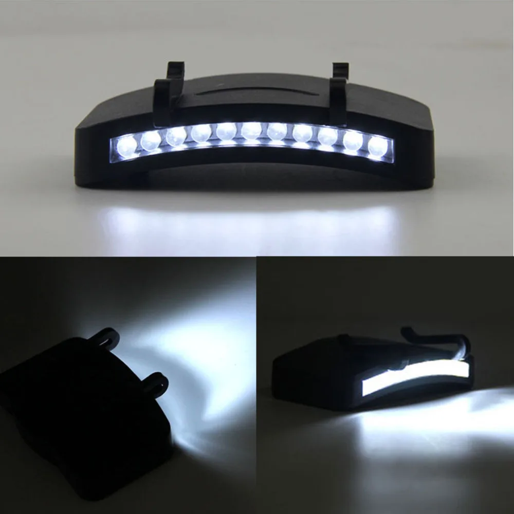 Перезаряжаемая светодиодный лампа на шапку налобный фонарь водонепроницаемый