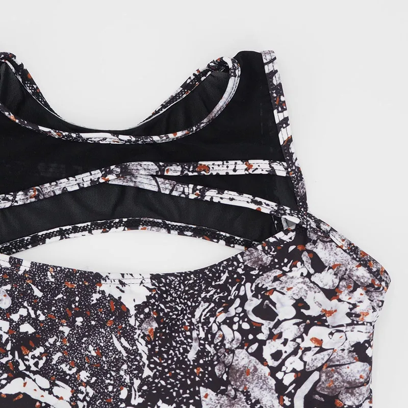 Женский винтажный Спортивный Бюстгальтер BH сексуальный топ для фитнеса йоги