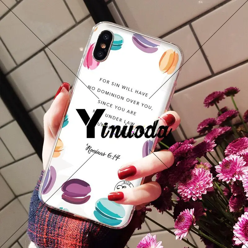 Yinuoda Библейский стих филиппийский Иисус Христос христианский чехол для