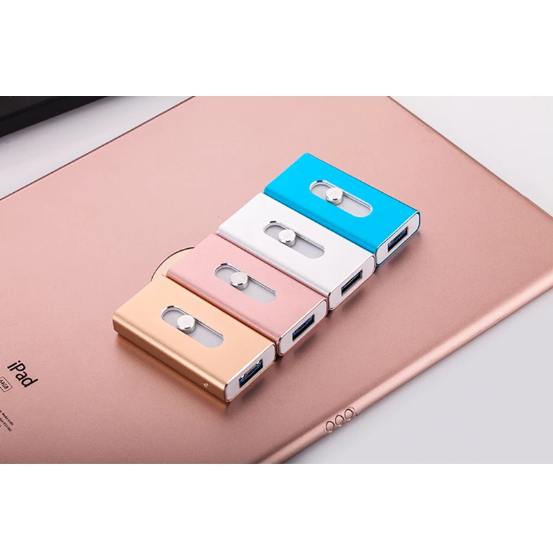 USB флеш накопитель USB3.0 OTG 128 ГБ 64 для iPhone 8/7/6 s/5 реальная емкость ГБ|USB