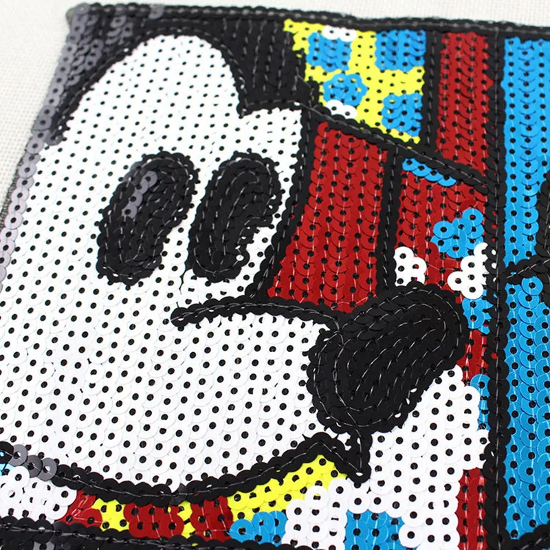 Нашивки для одежды с Микки из мультфильма нашивки брендовые аппликации