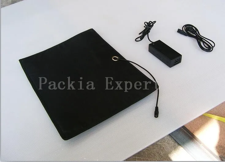 

Black Color 48*48*20cm 17inch pizza delivery bag with heat generating sheet thermal insulation bag pizza delivery bag