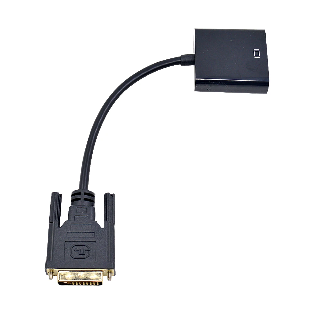 CHIPAL DVI D to VGA адаптер 24 + 1 25Pin на 15Pin конвертер с USB Мощность кабель для ПК компьютер к