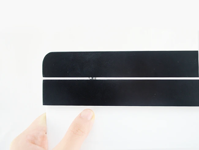 Акриловая Хлопушка Nwe с ручкой как на китайском так и английском черная белая