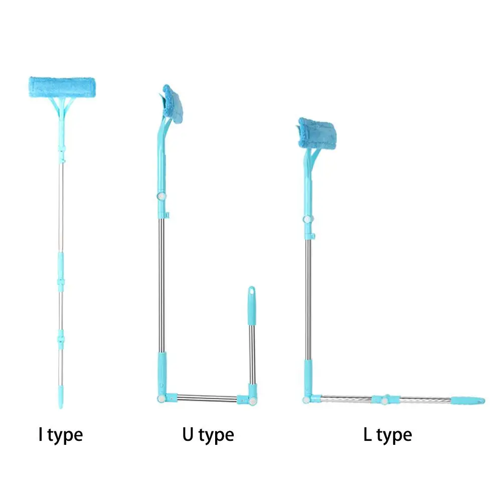 Телескопическая высоко подъемная Чистящая губка для стекла Швабра много