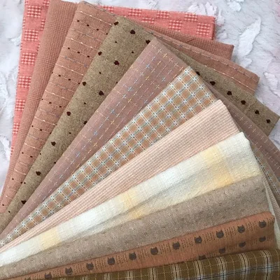 8 23x33 см, 11 шт., полихроматическая, самая дешевая, японская, первая краска, моющаяся ткань, сшитая, dol, сделай сам, ткань, плед, хлопок, кукольная ткань - Цвет: 8
