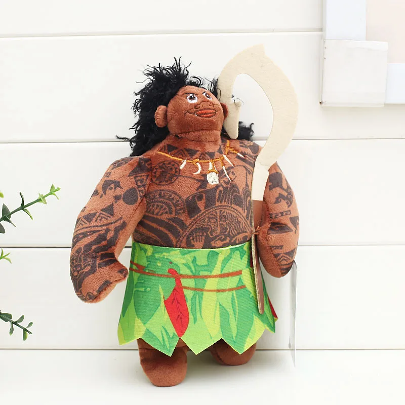Maui 20cm Новая плюшевая игрушка из фильма Моана Мауи Heihei Pua Princess Maui Adventure Мягкая кукла-игрушка из мультфильма подарок для ребенка - Цвет: Maui 20cm