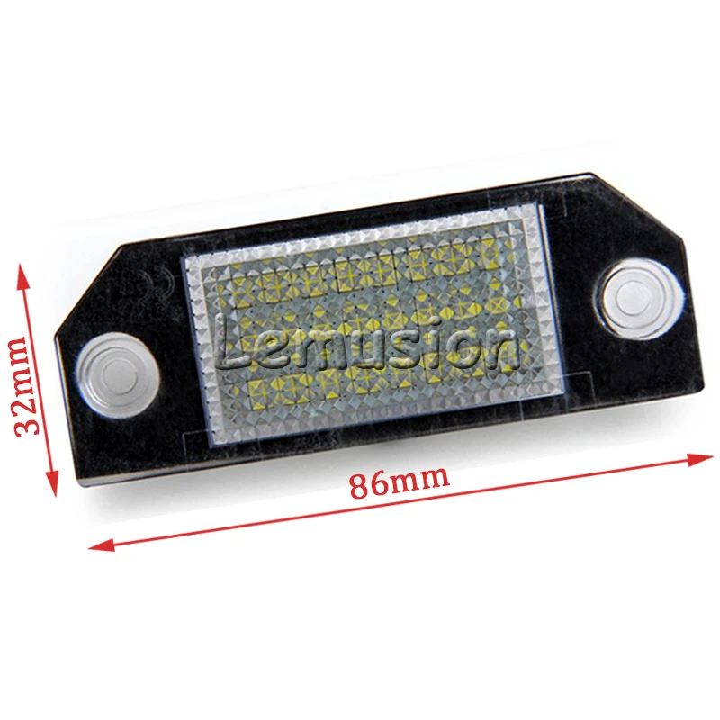 1 пара Автомобильный светодиодный номерной знак светильник дневные ходовые огни