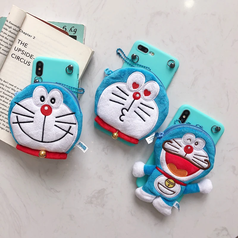 Сэм S10 Doraemon чехол милых монстров Обложка кошелька подарок для ребенка для samsung Galaxy S9 плюс S8 Note8 note9 сумка обложка+ ремень