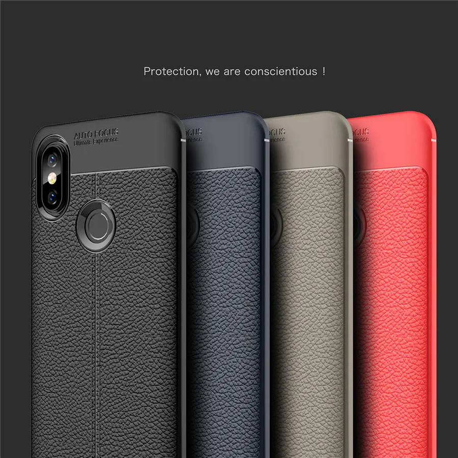 For Xiaomi Mi A2 / Lite Case Top quality Matte Anti Slip Soft Silicone Protective miA2 Cover |