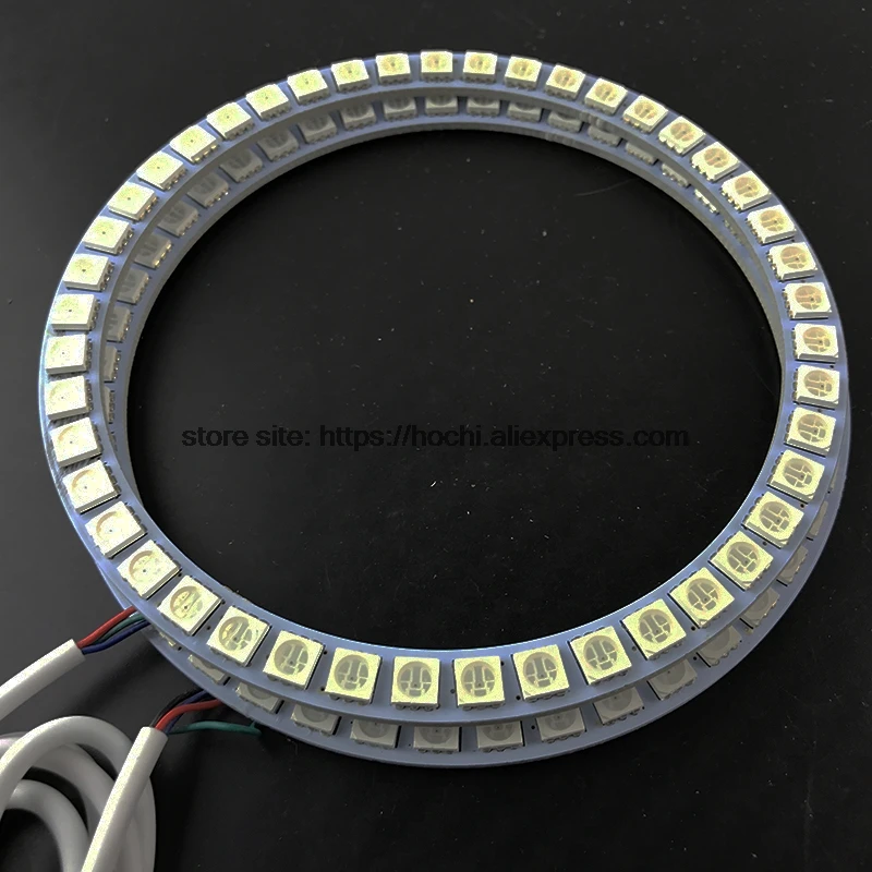 

HochiTech RGB Multi-Color LED Angel Eyes Halo Rings kit super brightness car styling for Infiniti QX50 2013