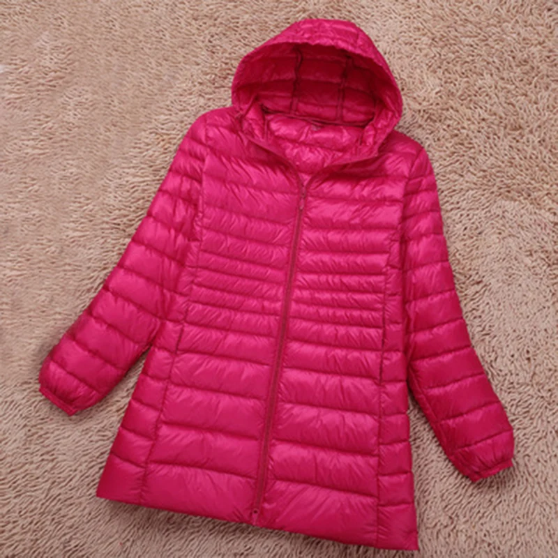 Женский зимний пуховик с капюшоном воротником-стойкой | Женская одежда