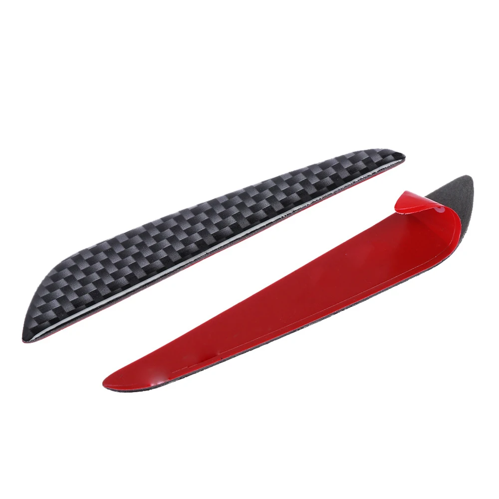 4 шт. автомобильные наклейки из углеродного волокна для защиты от