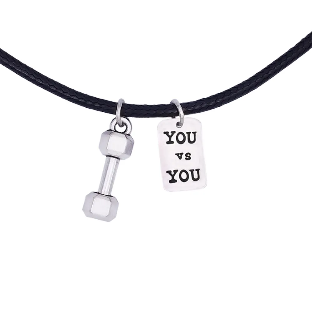 Двойные носовые металлические гантели для тяжелой атлетики ожерелья