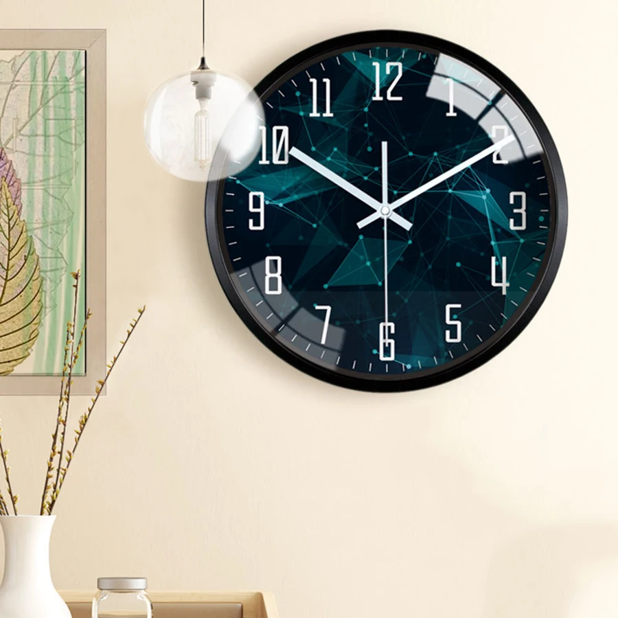 Тихий металлический телефон цифровой большой кухонный Orologio настенные