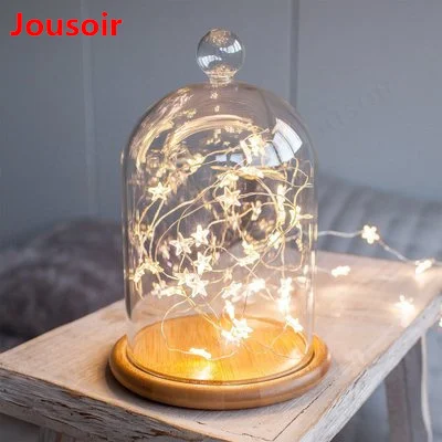 10PCS/Lot Light String 3m 30led Led copper wire string star flower shape light for christmas wedding warm white battery CD15 T01 | Лампы и