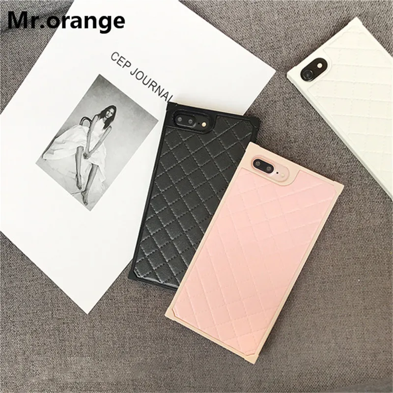 Mr. orange чехол для телефона iPhone 6 6S 7 8 plus роскошный женский Алмазный PU сумка Корпус из