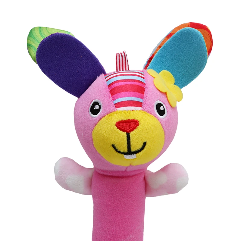 High Quality Newborn Toys Baby Rattles Soft Animal Model Handbells Kid Mobile Toy 0-24months Hand Voiced Sound | Игрушки и хобби