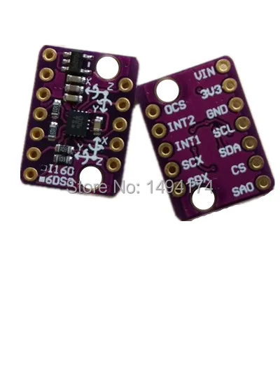 WQScosea Q8S 106 BMI160 Boosch 3 осевой низкогравитационный акселерометр гироскоп сверхнизкое