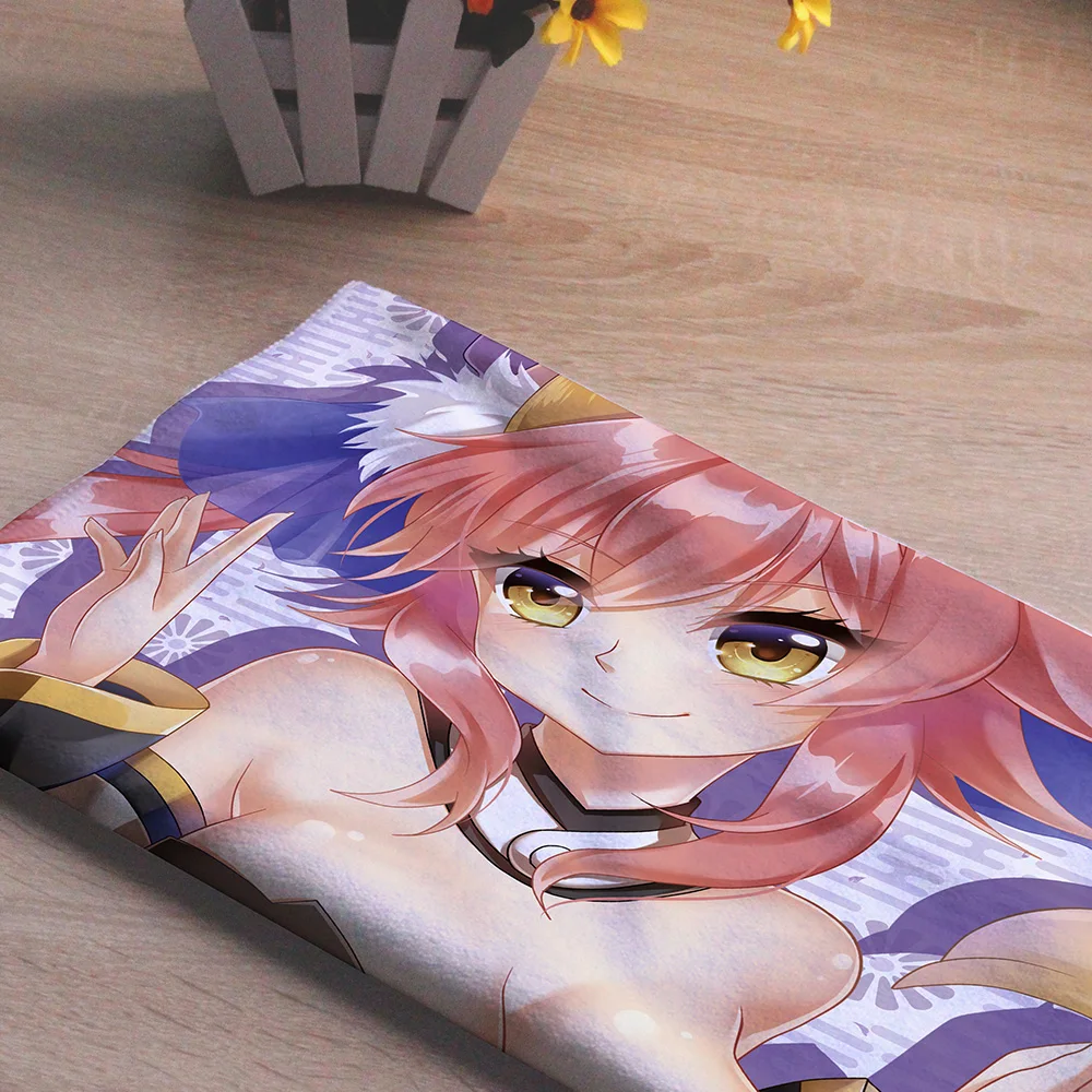 Saber Fate grand order Lancer Scathach линейка Жанна д 'Арк аниме банное полотенце для лица