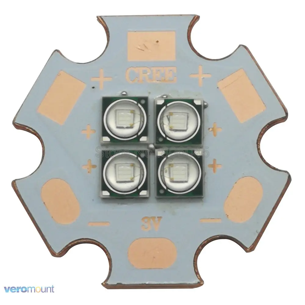 5x3 В/6 в/12 В Epi led s 3535 4 чипа 4-18 Вт высокомощный светодиодный излучатель для растений