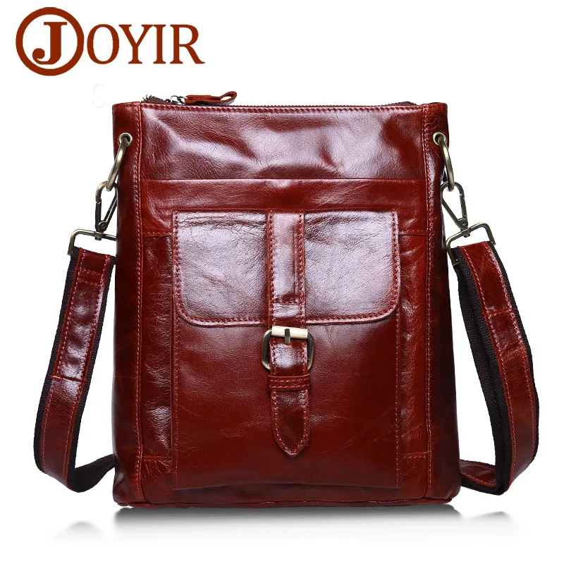 Роскошная брендовая винтажная мужская сумка через плечо из натуральной воловьей