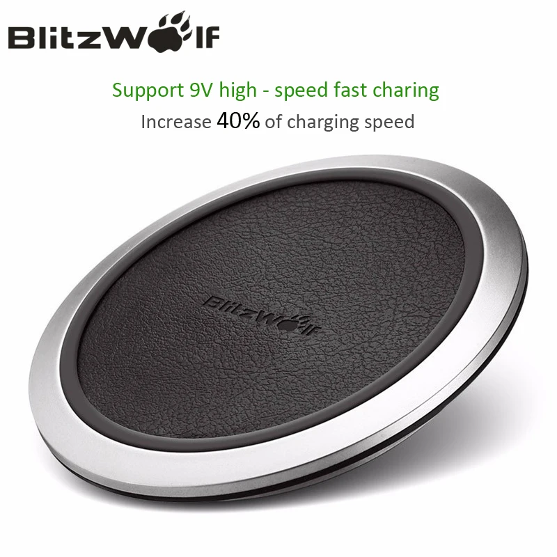 BlitzWolf Qi 9В беспроводное зарядное устройство для телефона подставка быстрой